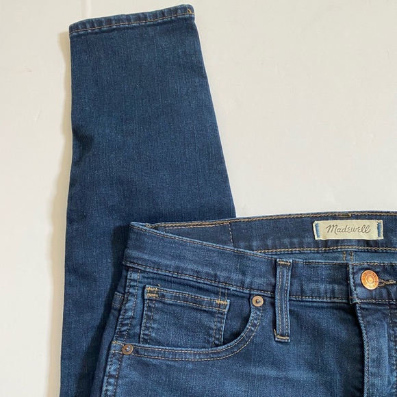 NEW Madewell 10” High Rise Skinny Dark Wash Jeans - Picture 4 of 8